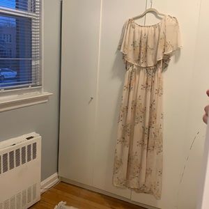 Forever 21 flowery maxi summer dress NWT